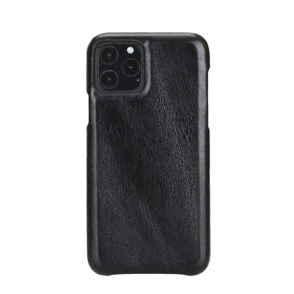 Bayelon F360 iPhone 11 Pro Max Genuine Leather Case Black