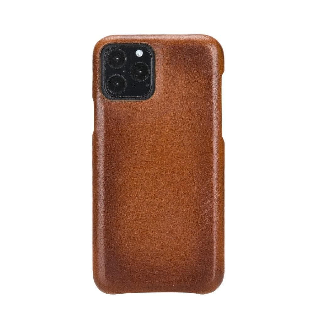 Bayelon F360 iPhone 11 Pro Max Genuine Leather Case Tan