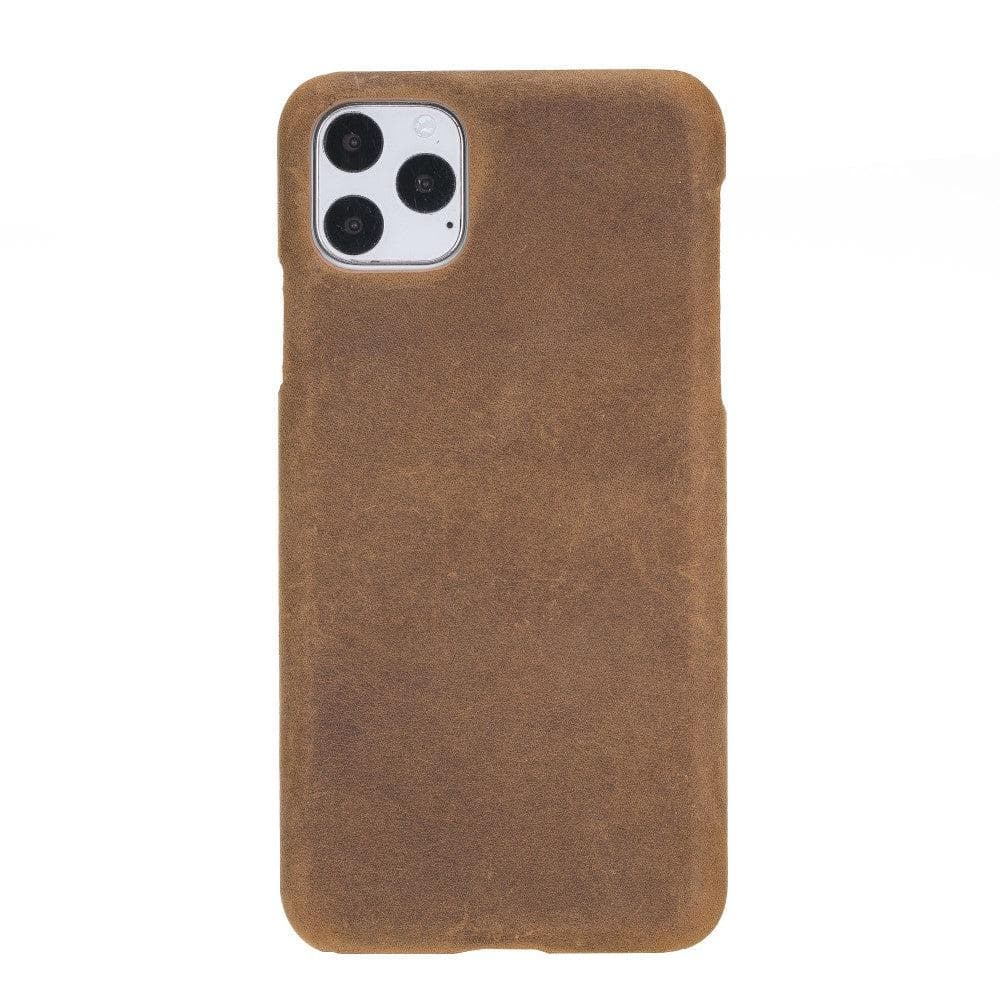 Bayelon Ultimate Leather Case for iPhone 11 Series Saddle Brown