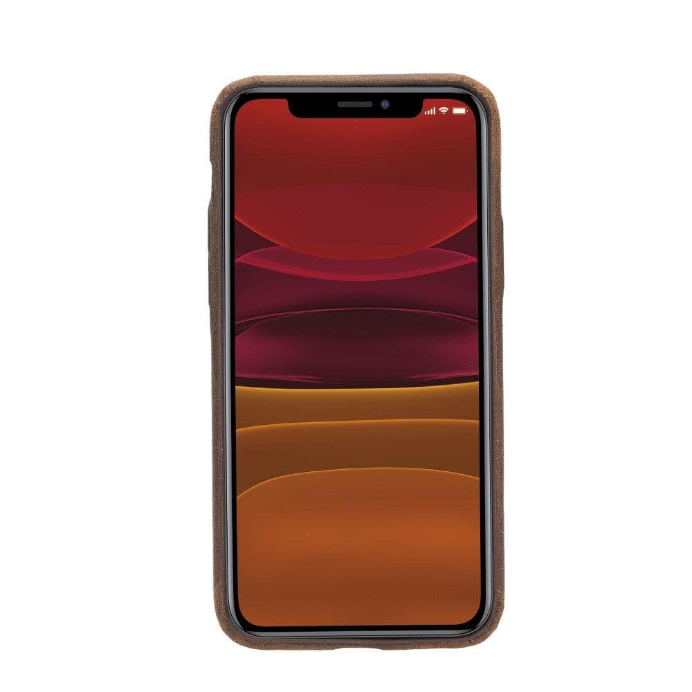 Bayelon Rock Cover iPhone 11 Leather Case - Slim & Stylish