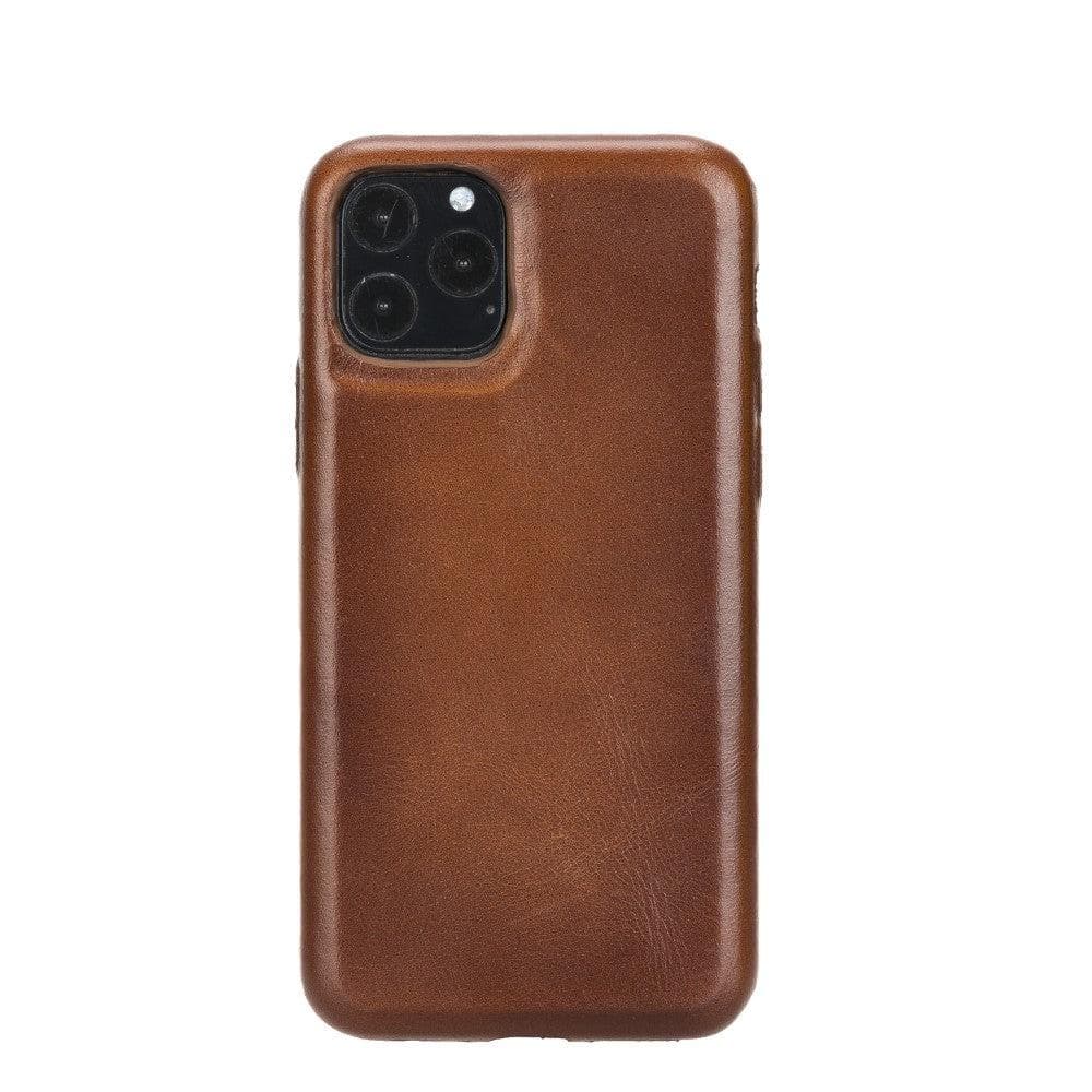 Bayelon Rock Cover iPhone 11 Leather Case - Slim & Stylish Tan