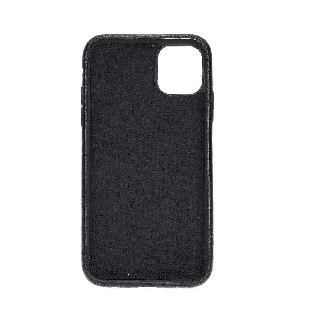 Bayelon Rock Cover Stand Leather Case for iPhone 11 Series