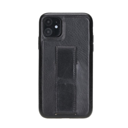 UnBranded Rock Cover Stand iPhone 11 Series Leather Case / RCS Black