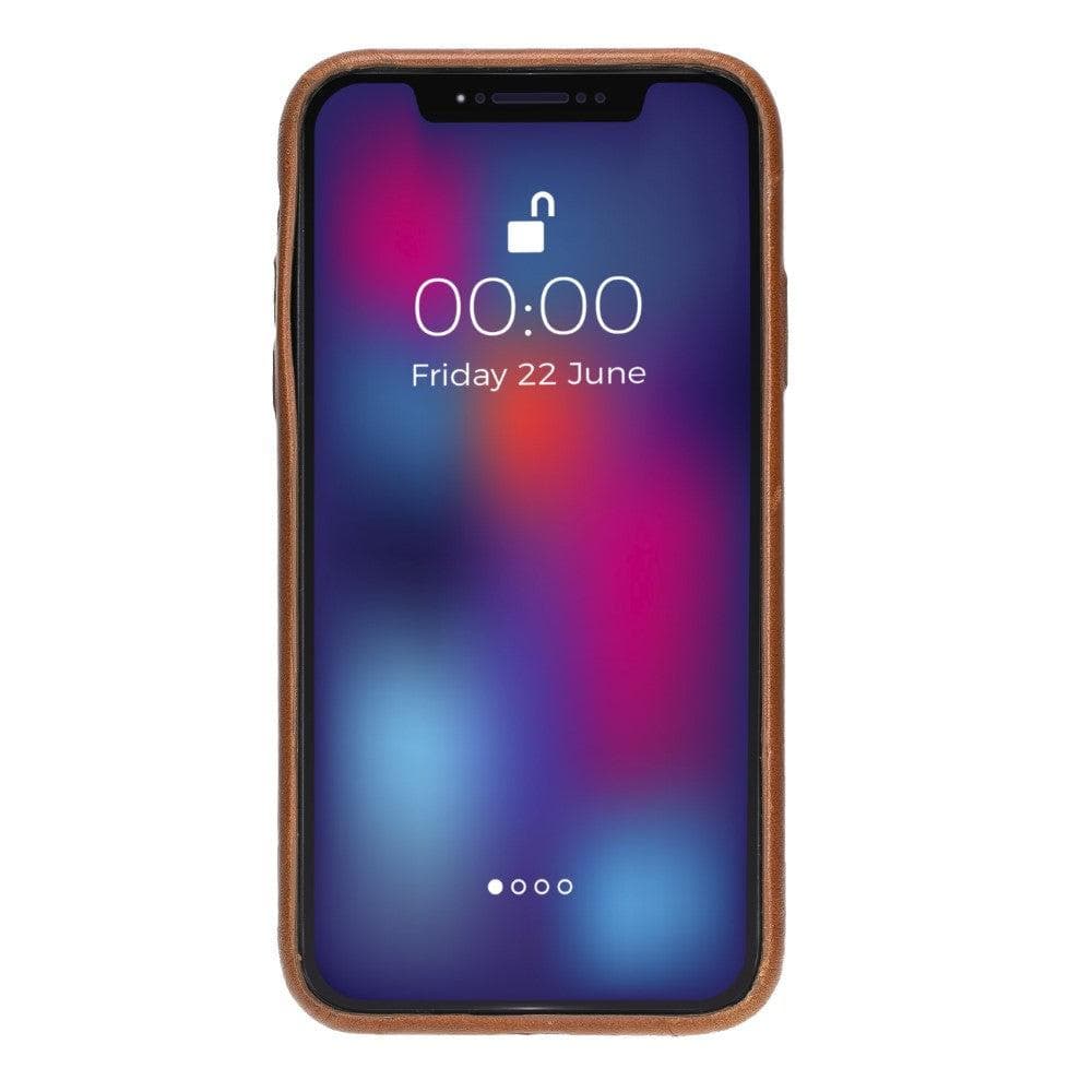 Bayelon Rock Cover Stand Leather Case for iPhone 11 Series