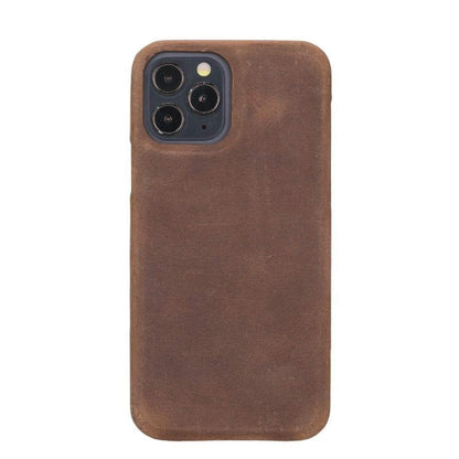 Bouletta F360 iPhone 12 Pro Max Luxury Leather Case Saddle Brown