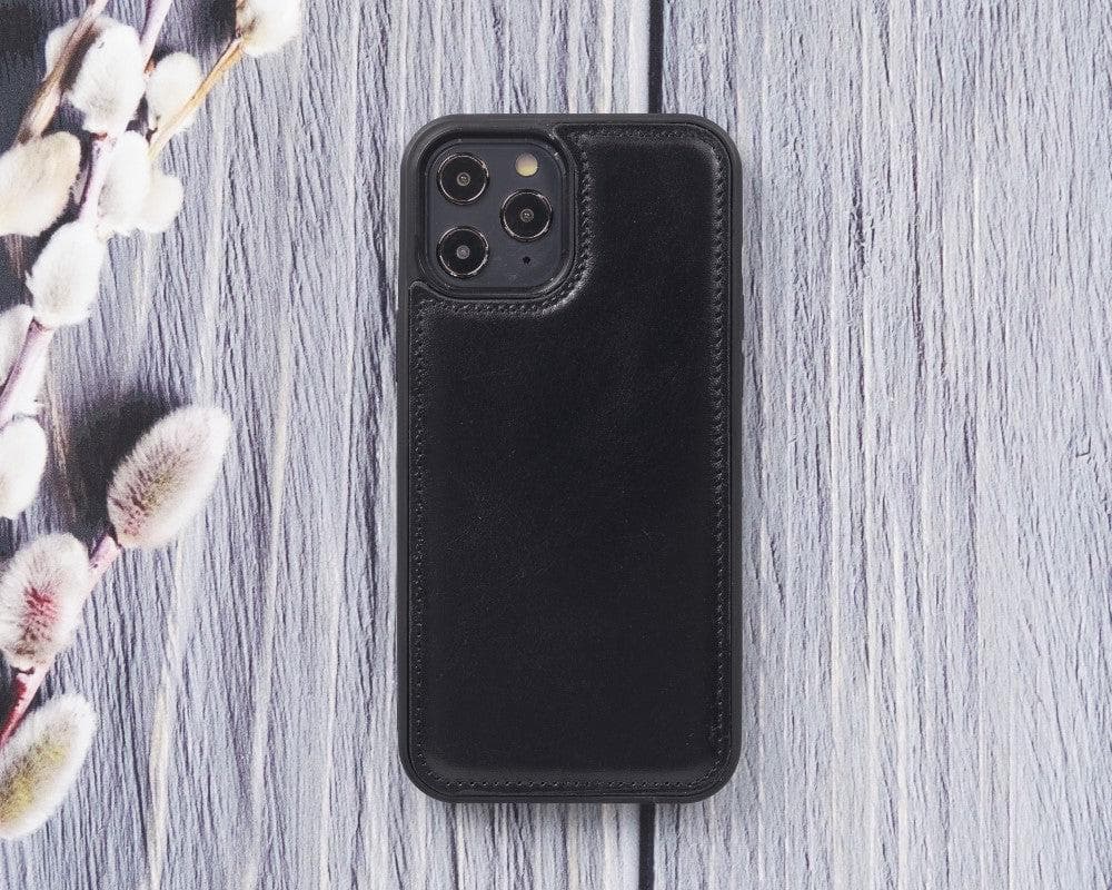 Bouletta Flex Cover iPhone 12 Series Leather Back Cover - FXC Black