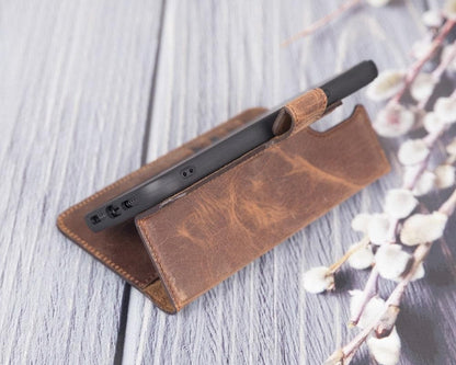 Bouletta Genuine Leather Wallet Case for iPhone 12 Series