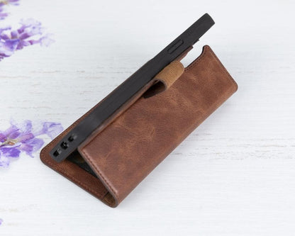 Bouletta Magic iPhone 12 Series Detachable Genuine Leather Wallet Case - MW