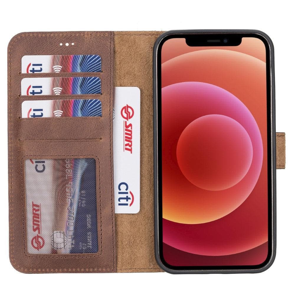 Bouletta Genuine Leather Wallet Case for iPhone 12 Series