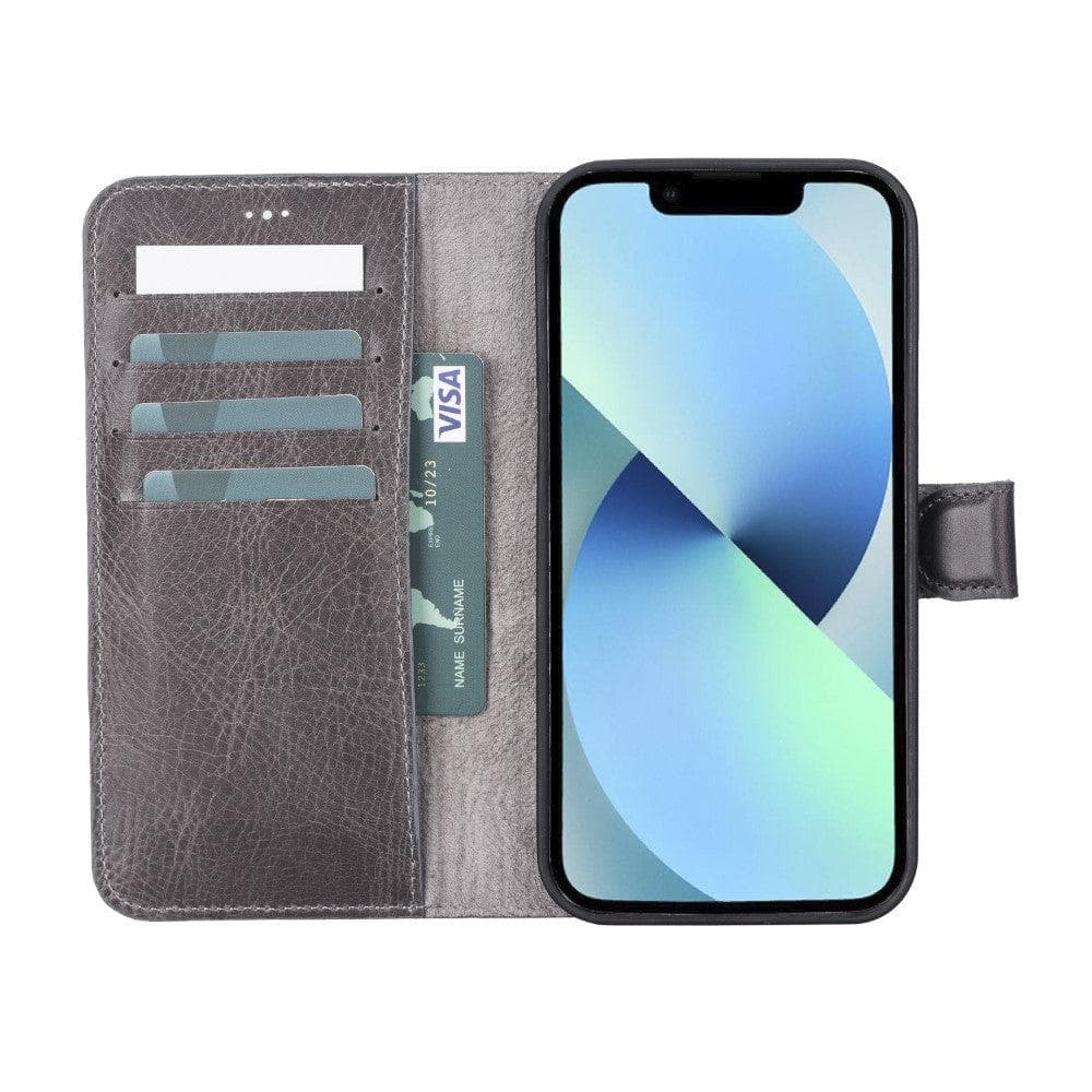 Bouletta Magic iPhone 12 Series Detachable Genuine Leather Wallet Case - MW