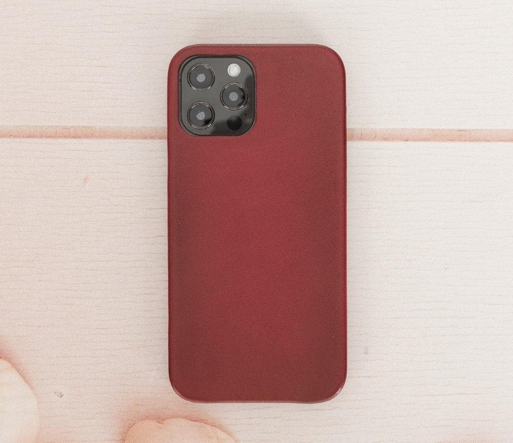 Bouletta F360 iPhone 12 Pro Max Leather Case Red