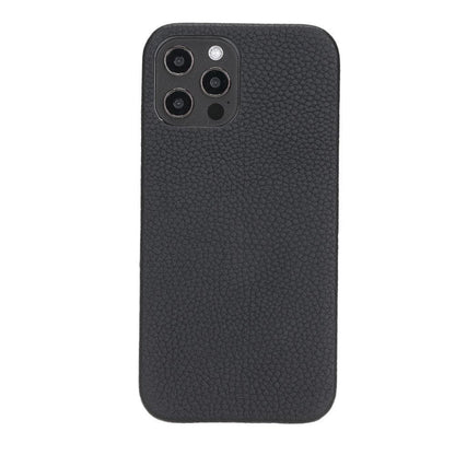 Bouletta F360 iPhone 12 Pro Max Luxury Leather Case Pebble Black