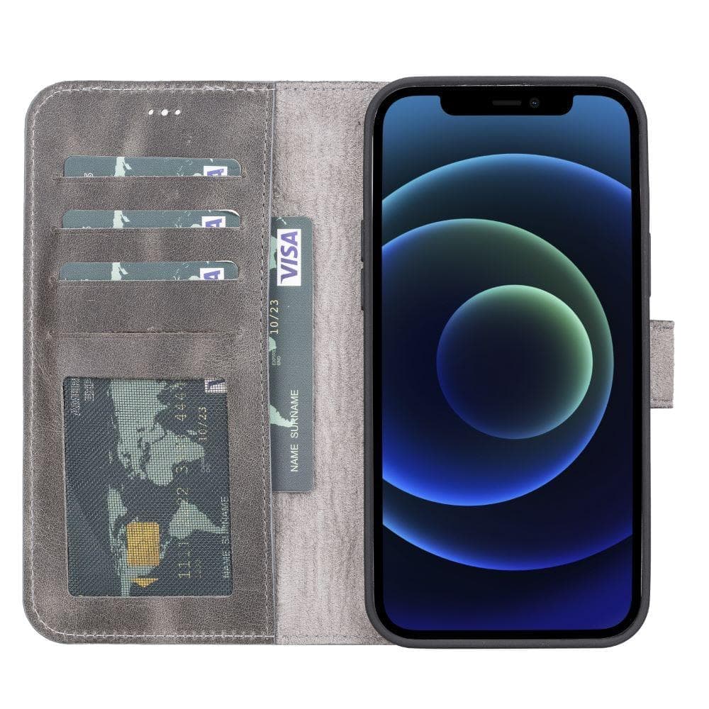 Bayelon Detachable Leather Wallet Case for iPhone 13 Series