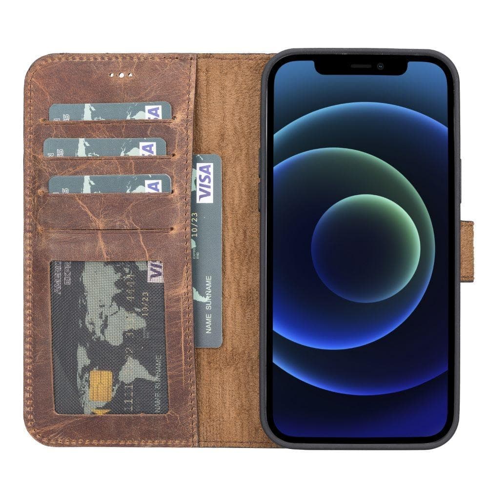 Bayelon Detachable Leather Wallet Case for iPhone 13 Series