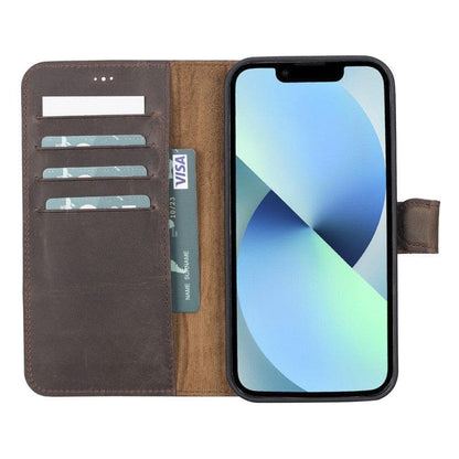 UnBranded Magic iPhone 13 Series Detachable Leather Wallet Case - MW