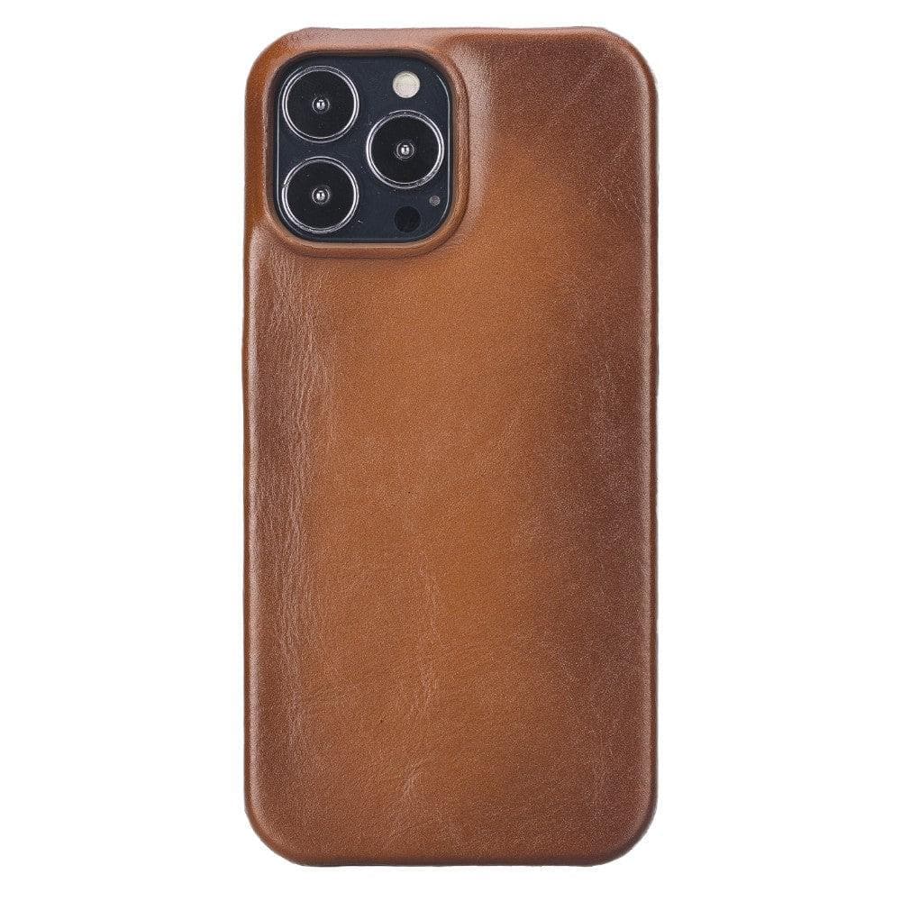 Bayelon Ultimate Jacket iPhone 13 Genuine Leather Case Tan