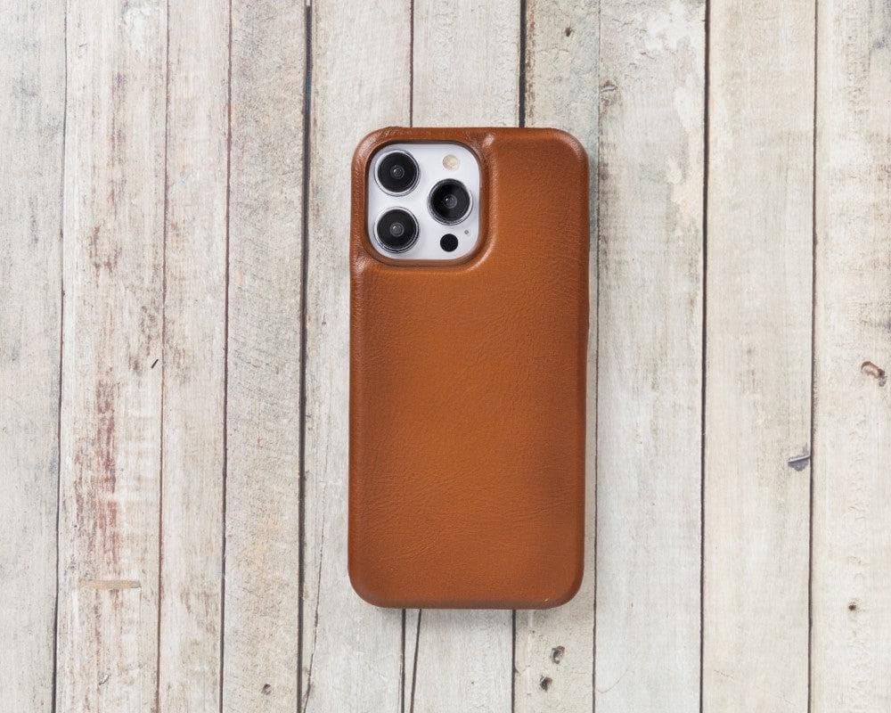 UnBranded Ultimate Jacket iPhone 14 Genuine Leather Case / UJ Tan