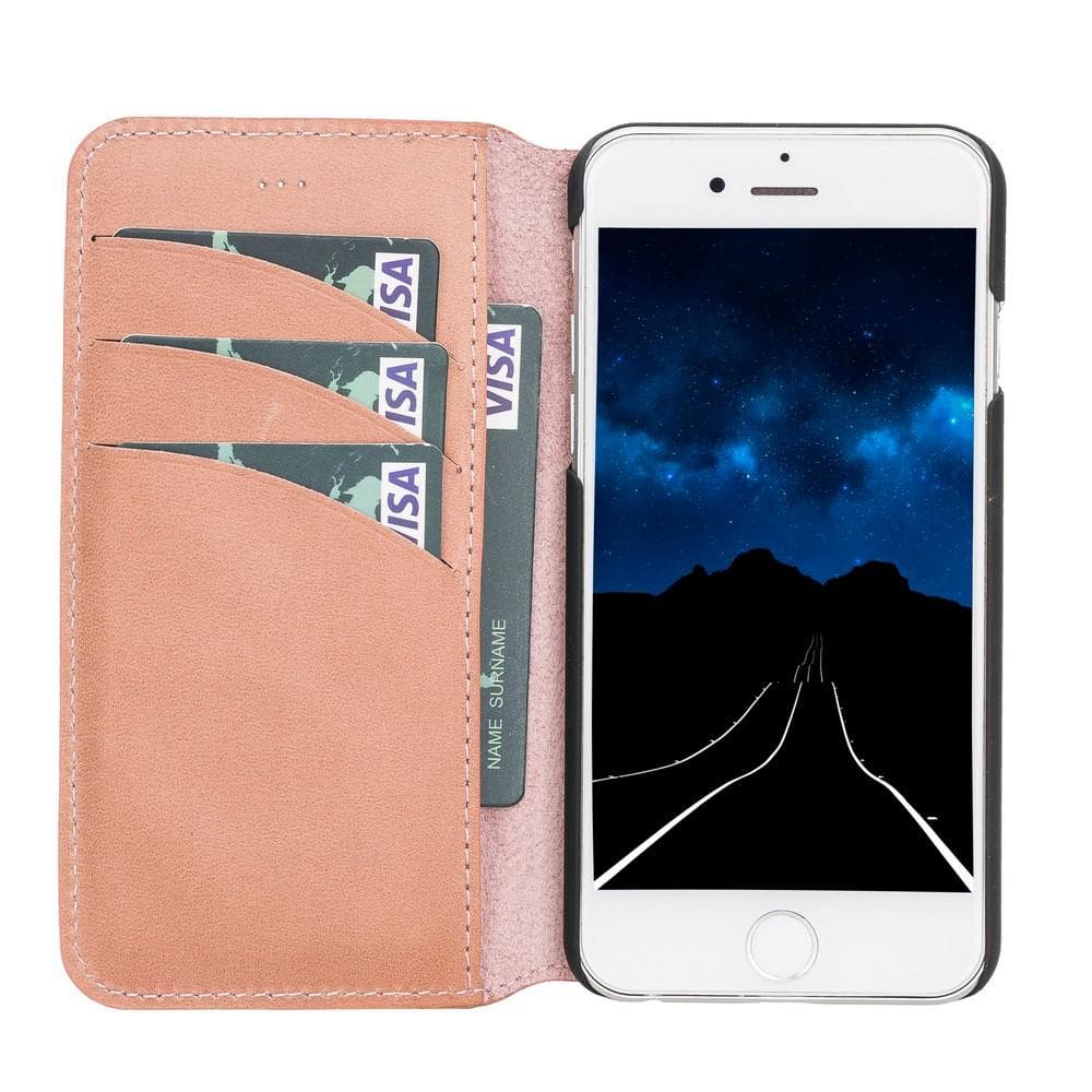 UnBranded Wallet Case iPhone 6 Series Non-Detachable Leather Wallet Case - WC I Phone 6 6 S Salmon