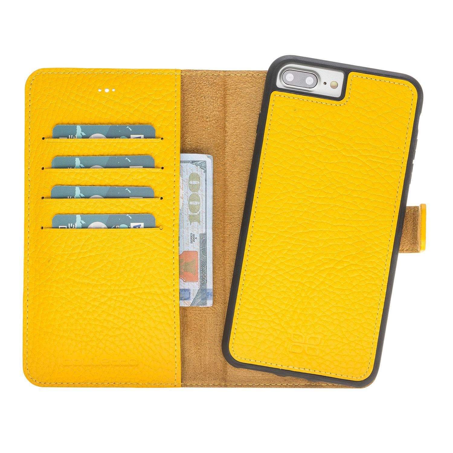 UnBranded Magic iPhone 7 Plus / 8 Plus Detachable Leather Case / MW Yellow