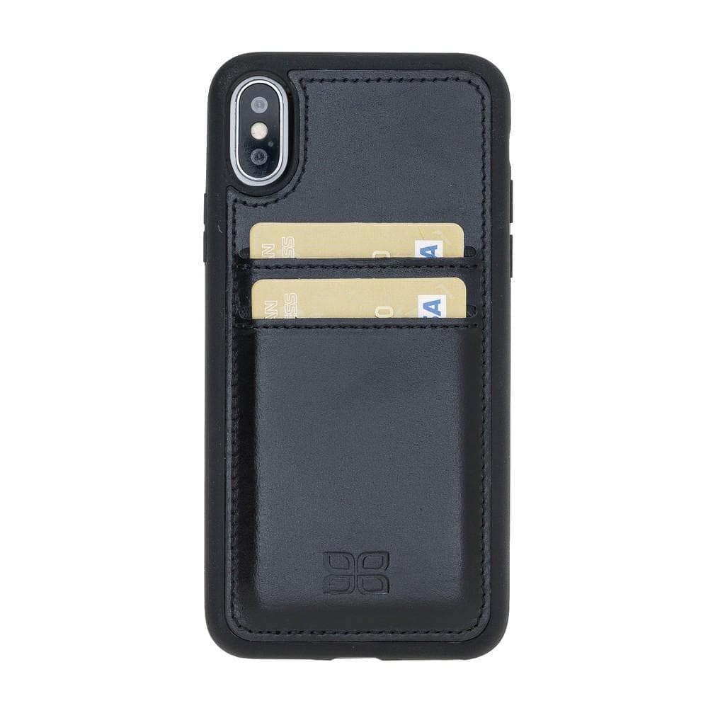 Bayelon Ultimate Jacket CC iPhone X/XS Leather Case / UJ CC Dark Gray