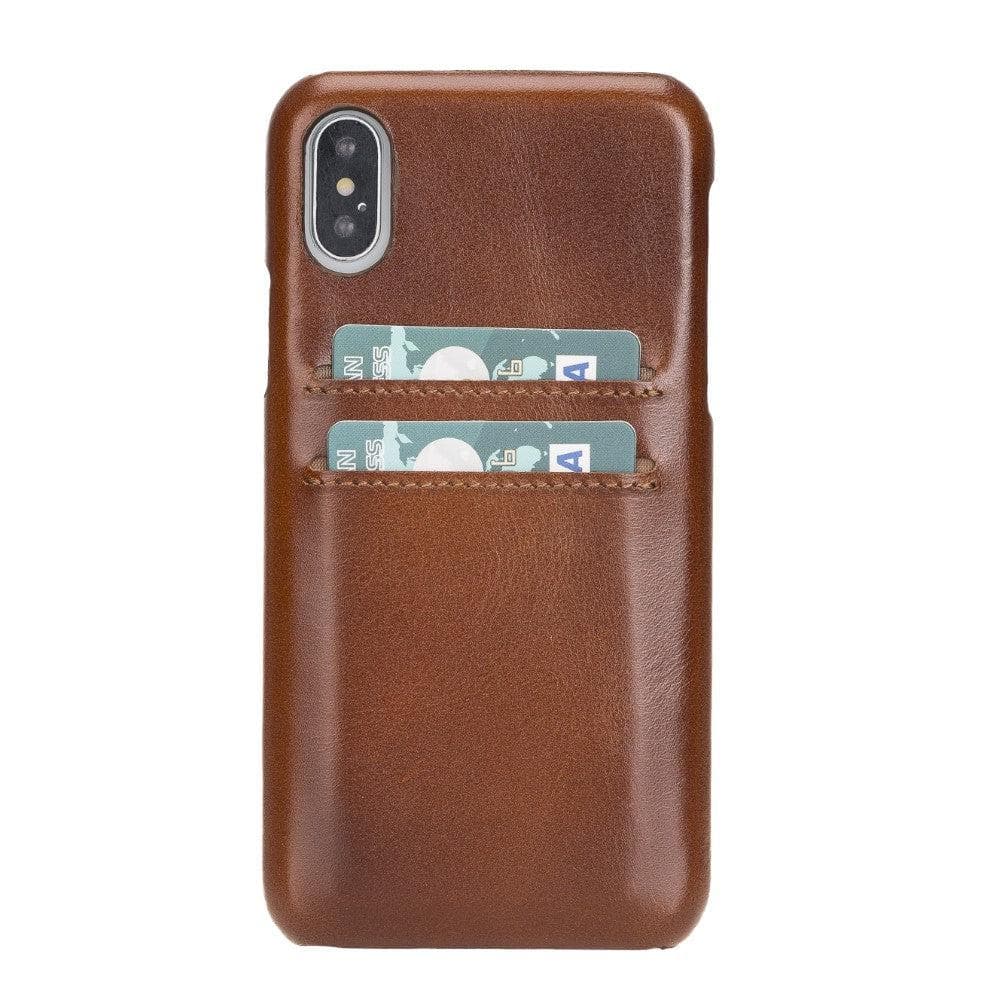 Bayelon Ultimate Jacket CC iPhone X/XS Leather Case / UJ CC Tan