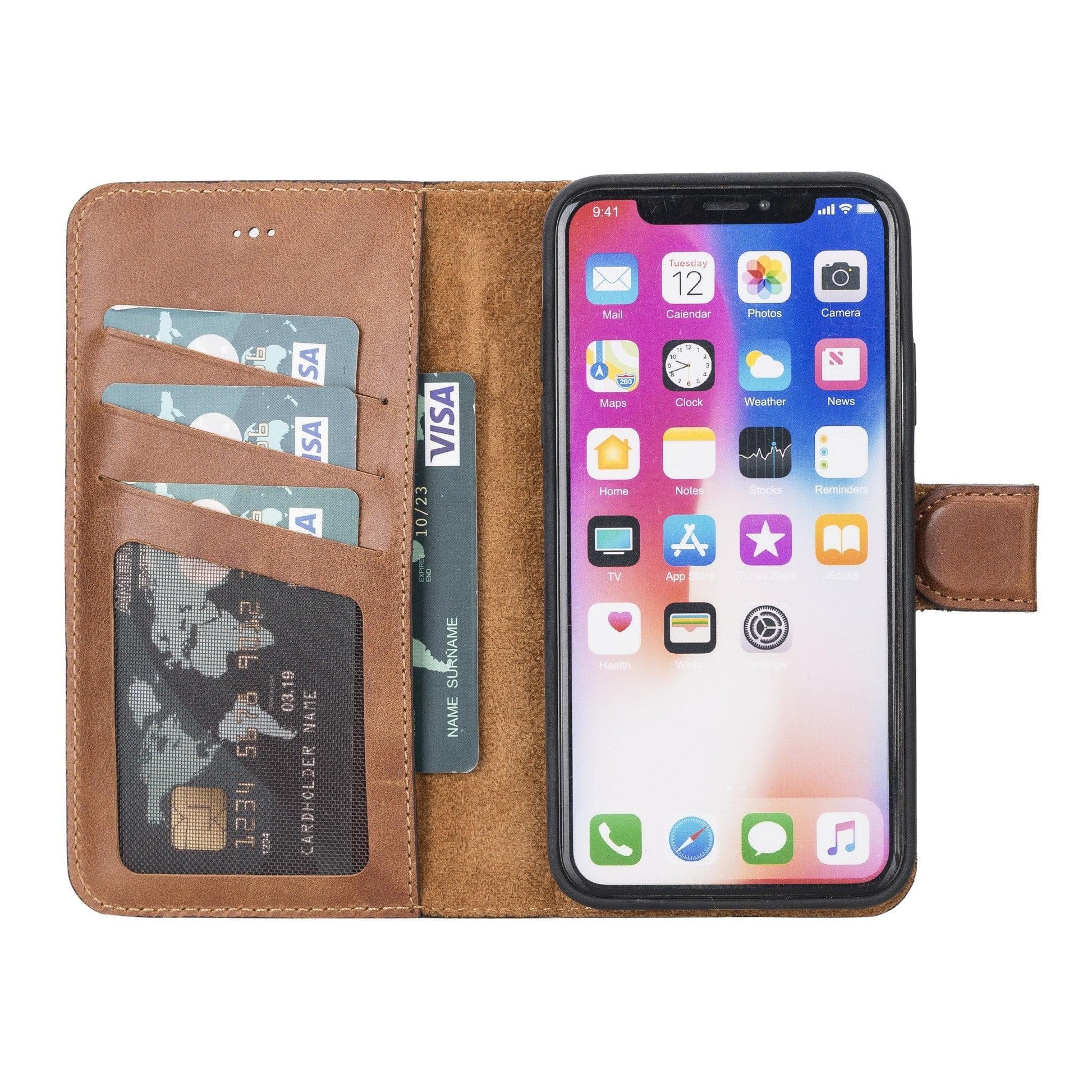 UnBranded Magic iPhone X Series Detachable Leather Case / MW