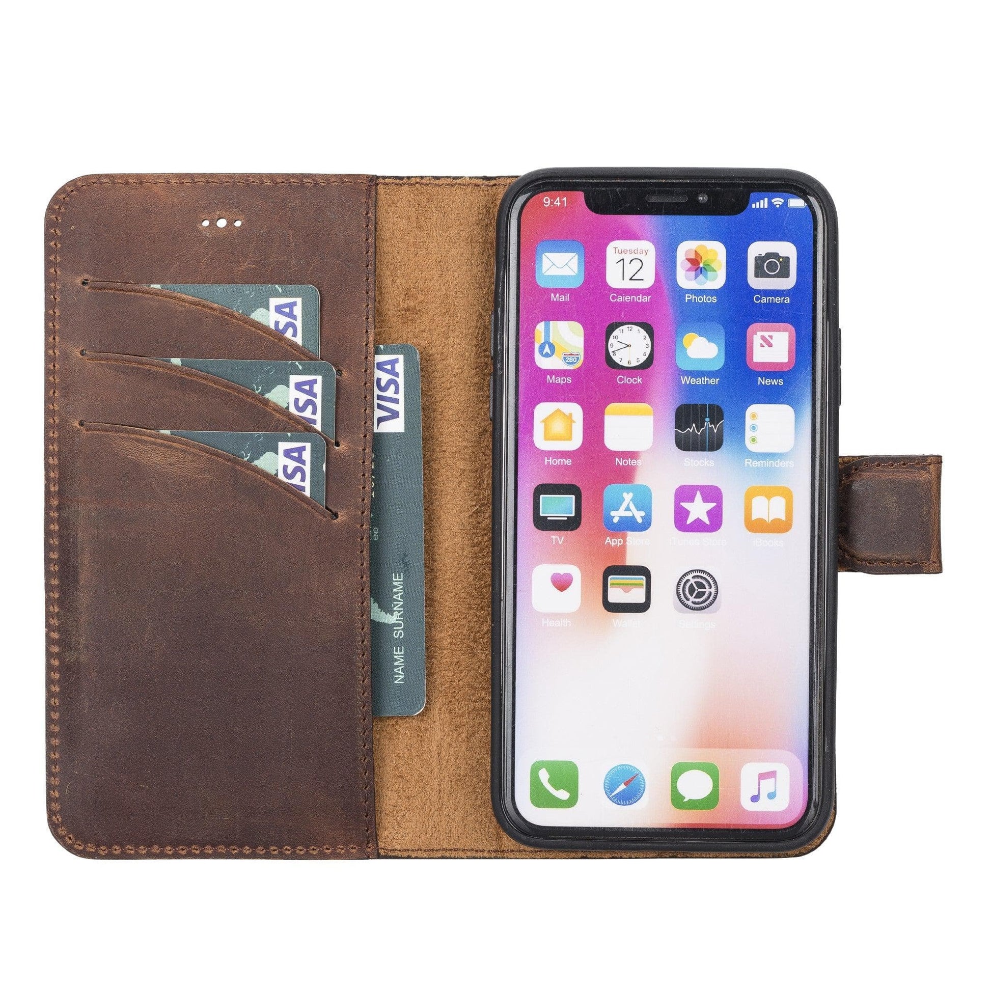 UnBranded Magic iPhone X Series Detachable Leather Case / MW