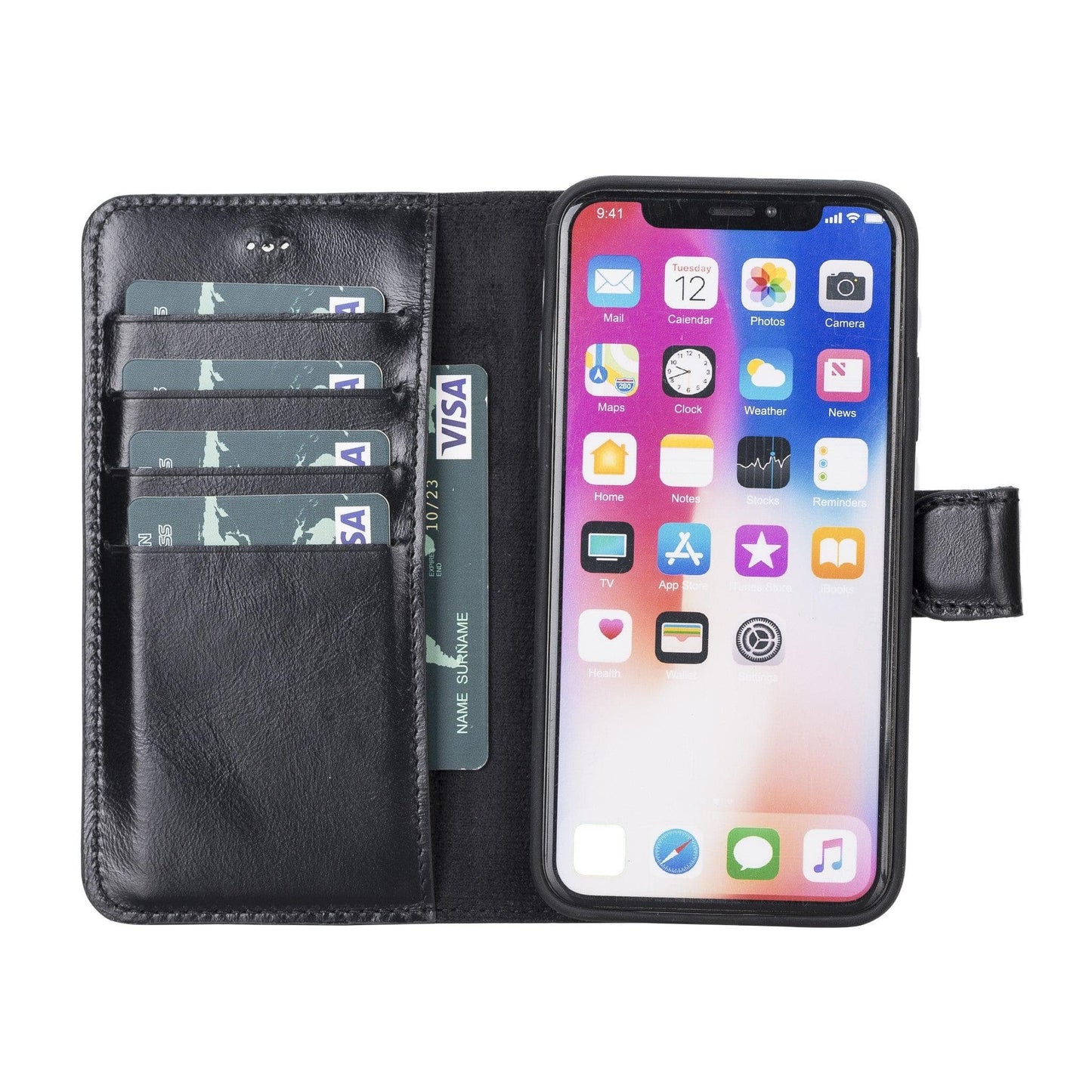 UnBranded Magic iPhone X Series Detachable Leather Case / MW