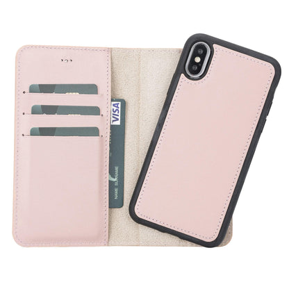 UnBranded Magic iPhone X Series Detachable Leather Case / MW Pink