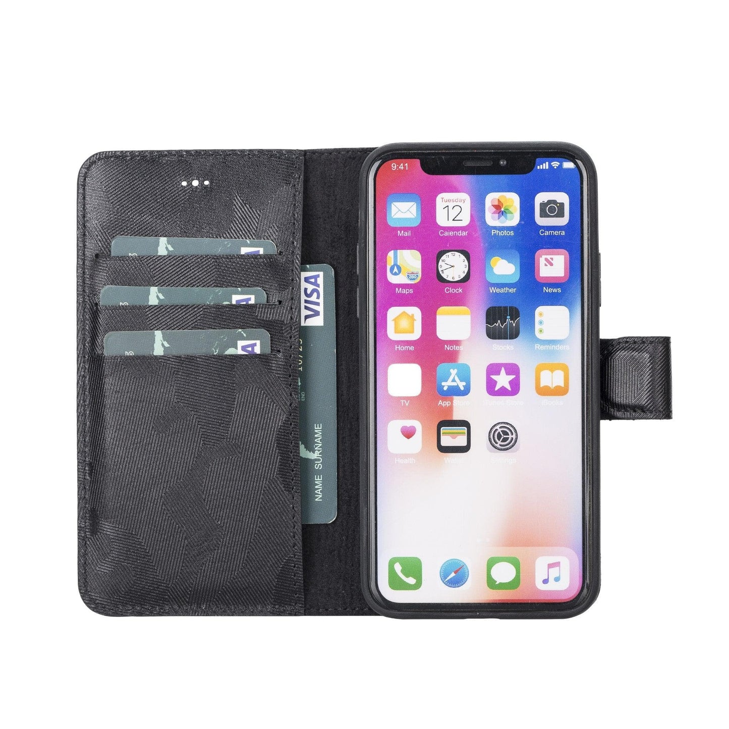 UnBranded Magic iPhone X Series Detachable Leather Case / MW