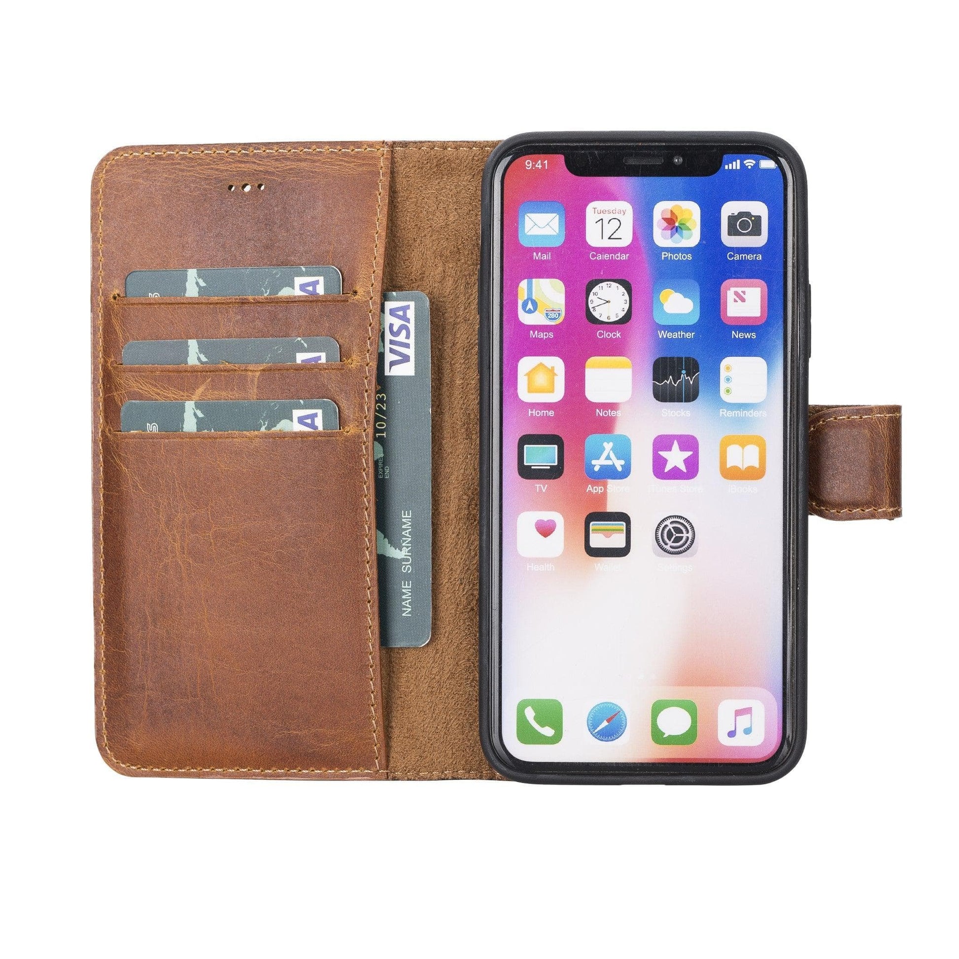 UnBranded Magic iPhone X Series Detachable Leather Case / MW