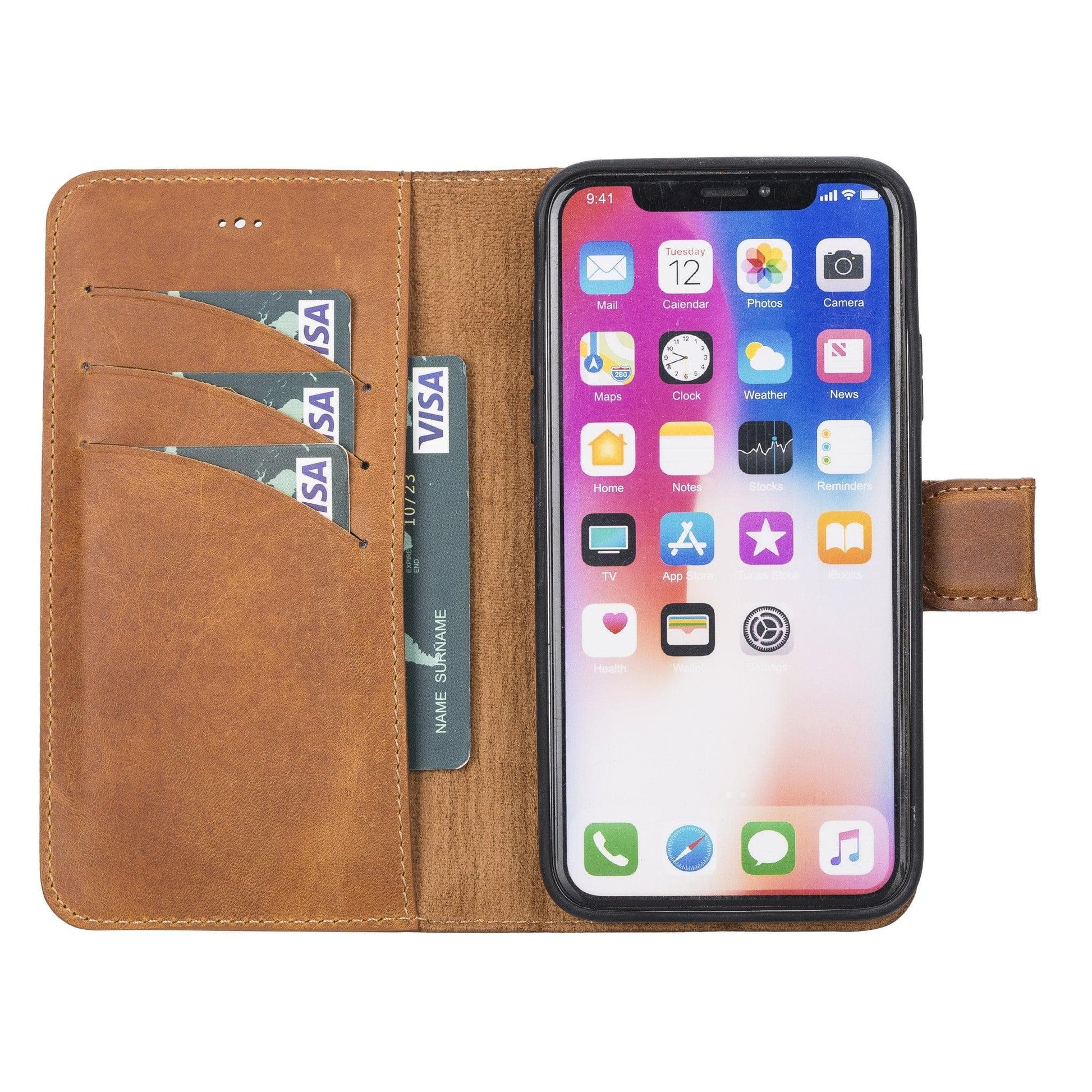 UnBranded Magic iPhone X Series Detachable Leather Case / MW