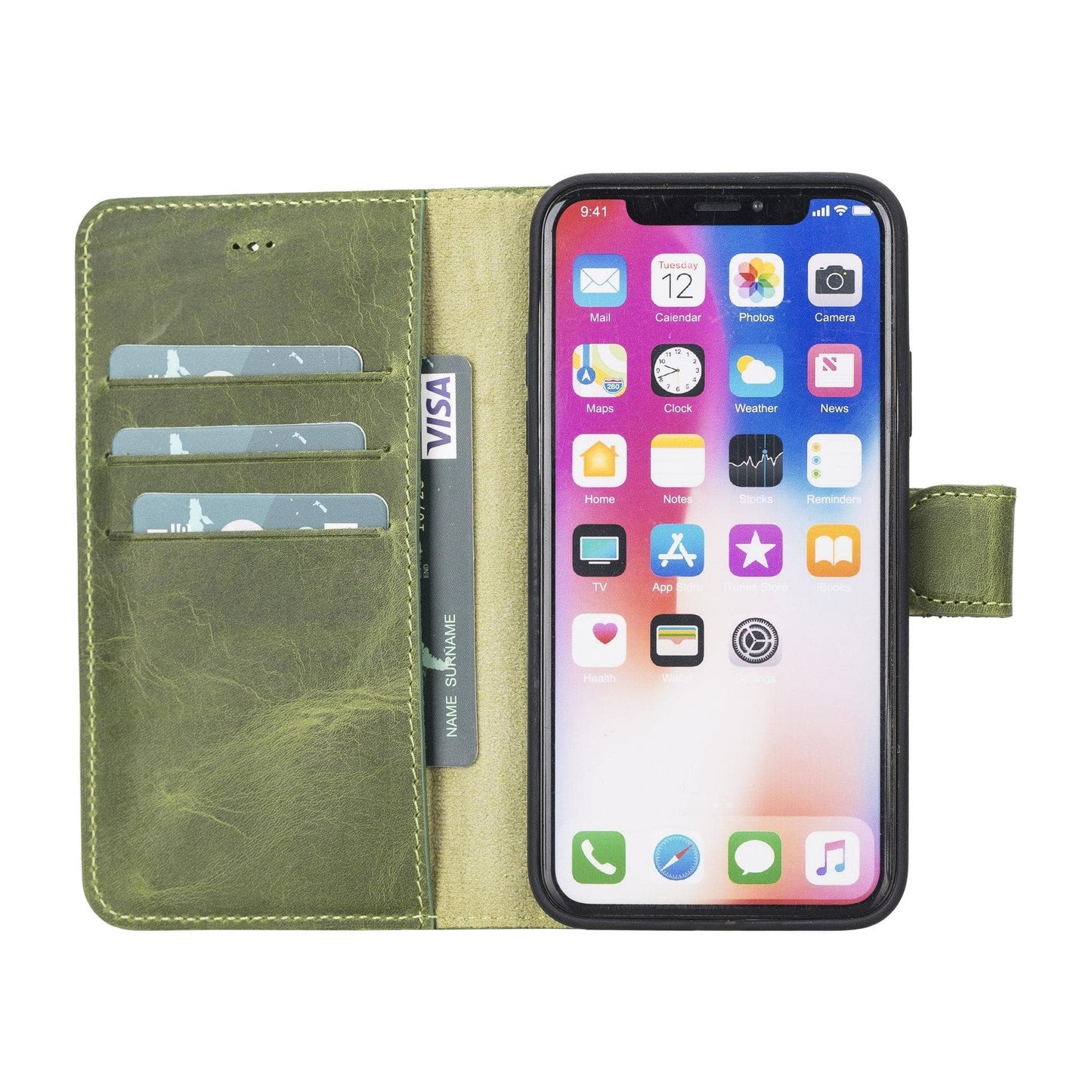 UnBranded Magic iPhone X Series Detachable Leather Case / MW