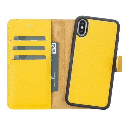 UnBranded Magic iPhone X Series Detachable Leather Case / MW Yellow