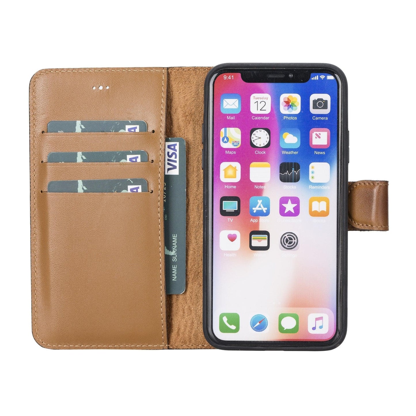 UnBranded Magic iPhone X Series Detachable Leather Case / MW