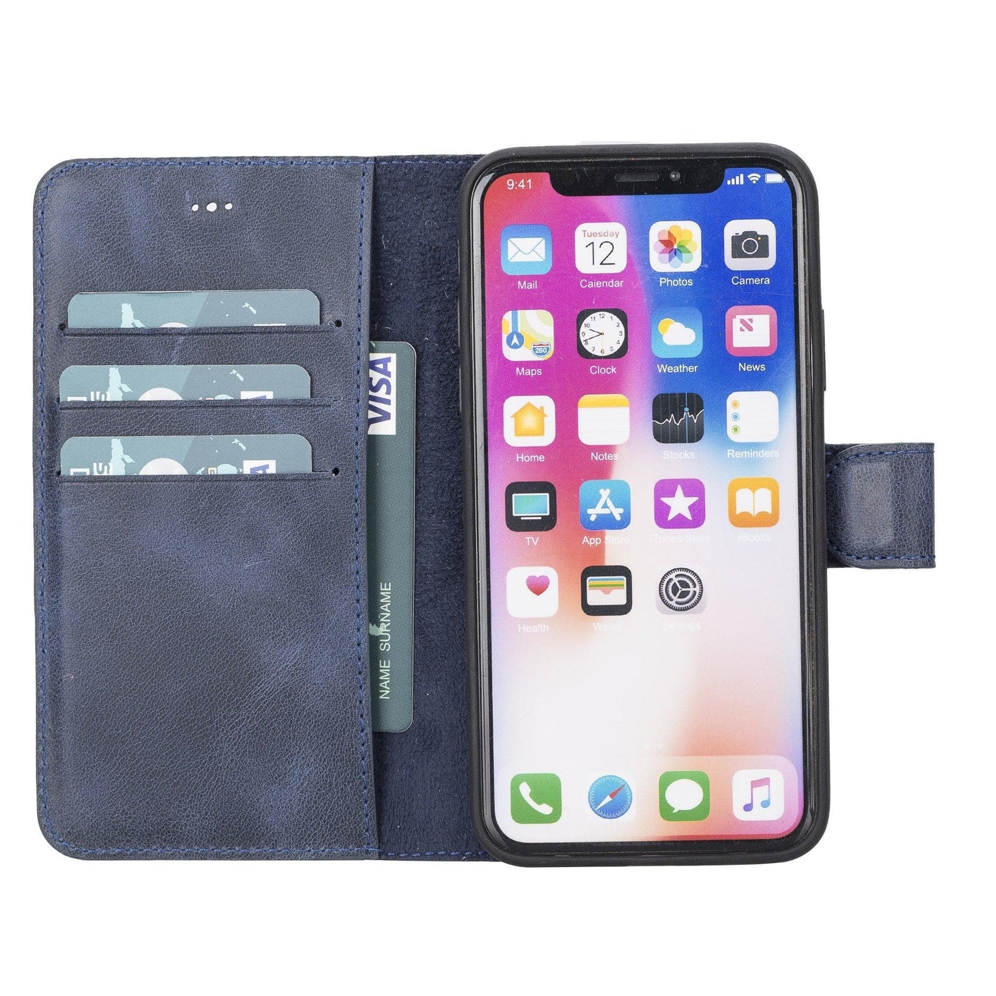 UnBranded Magic iPhone X Series Detachable Leather Case / MW