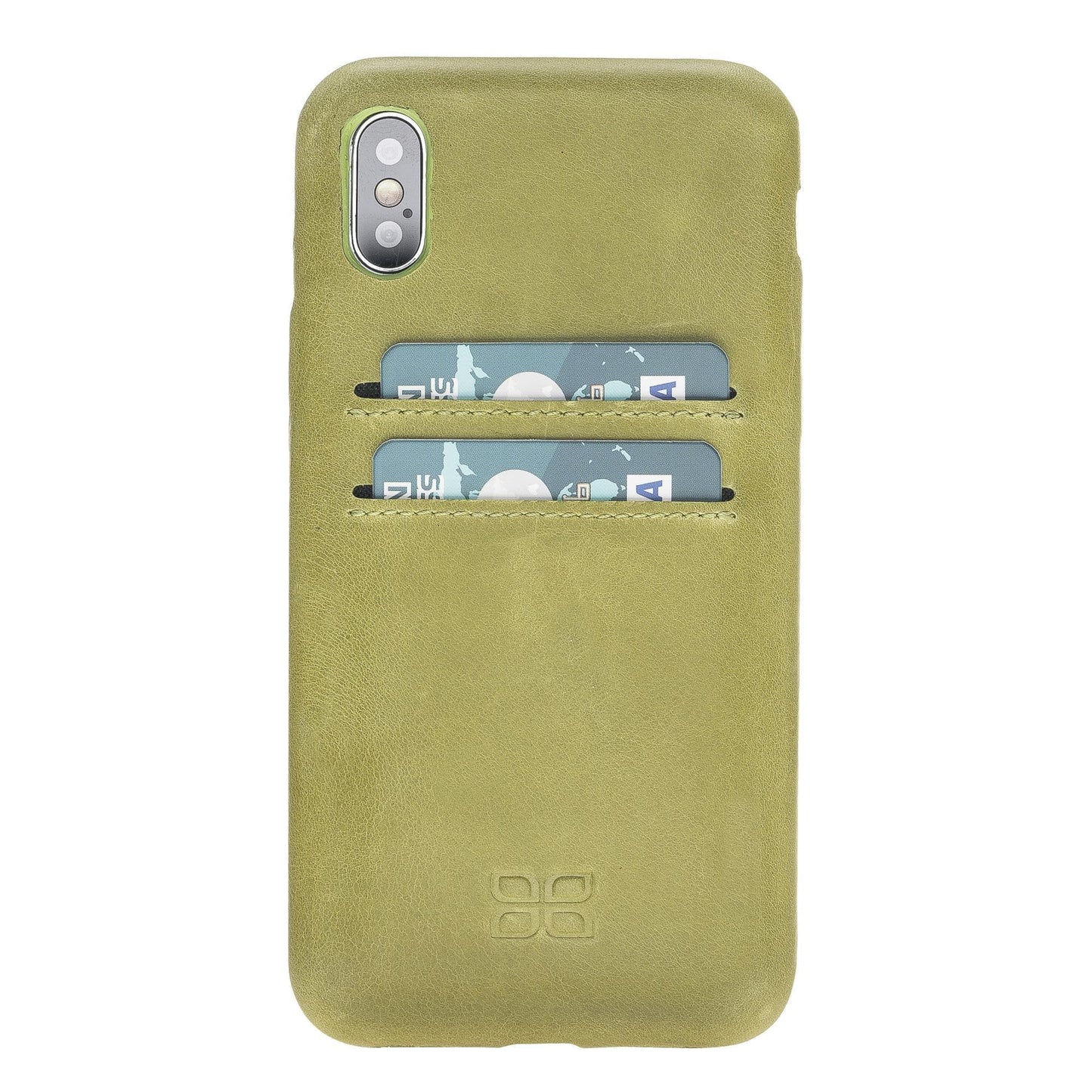 Bayelon Ultra Cover CC iPhone X/XS Leather Case / UC CC Dark Olive