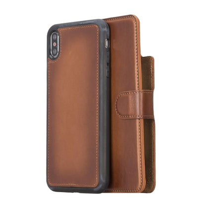 UnBranded Magic iPhone XS Max Detachable Leather Case / MW Tan