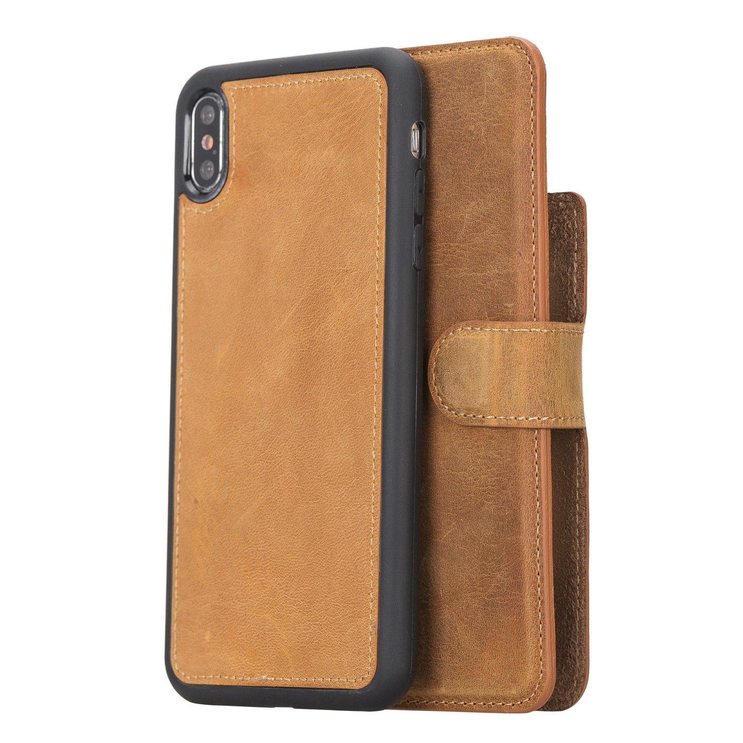 UnBranded Magic iPhone XS Max Detachable Leather Case / MW Moccasin