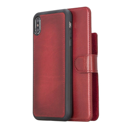 UnBranded Magic iPhone XS Max Detachable Leather Case / MW Red