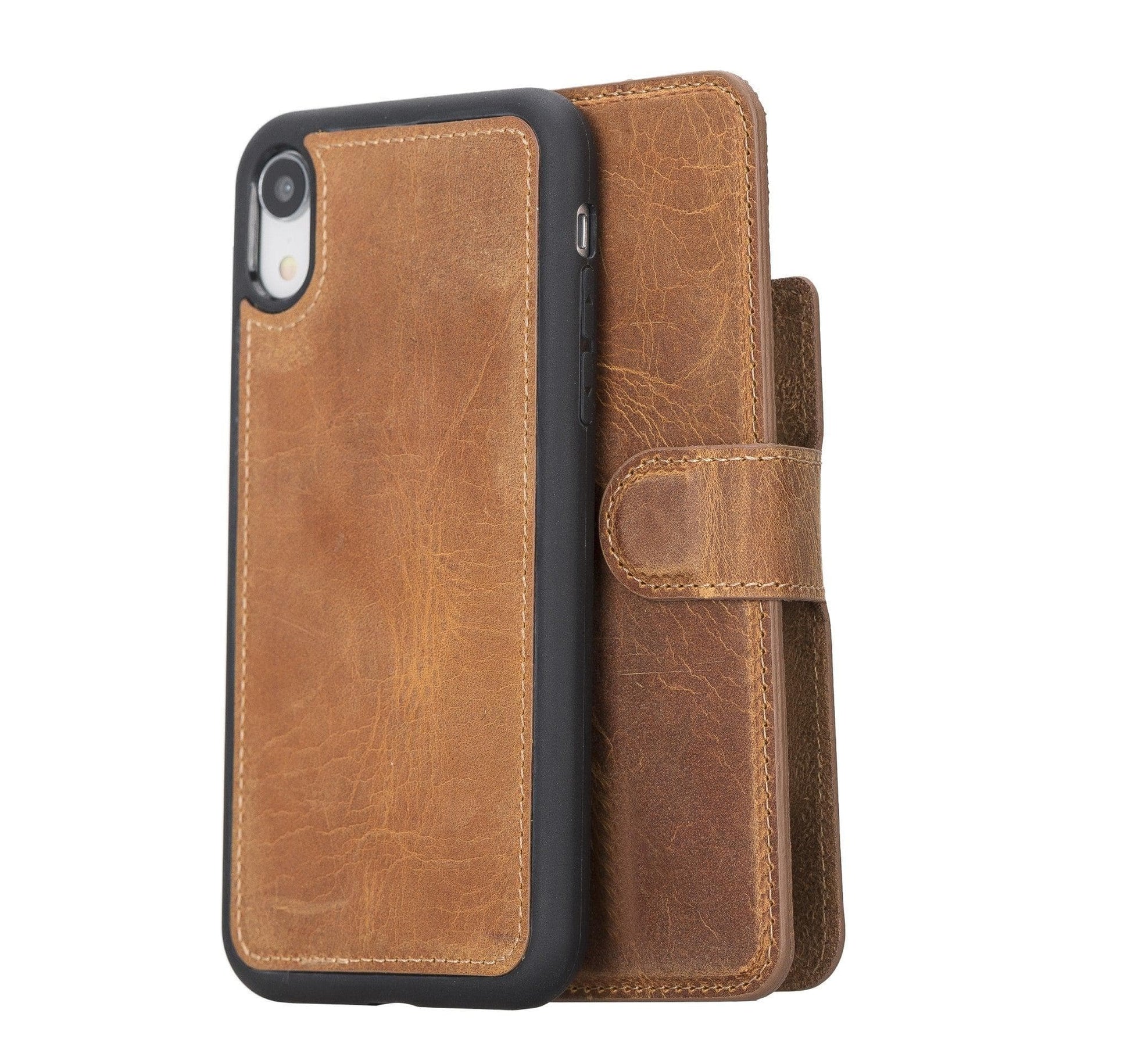 UnBranded Magic iPhone XS Max Detachable Leather Case / MW Espresso