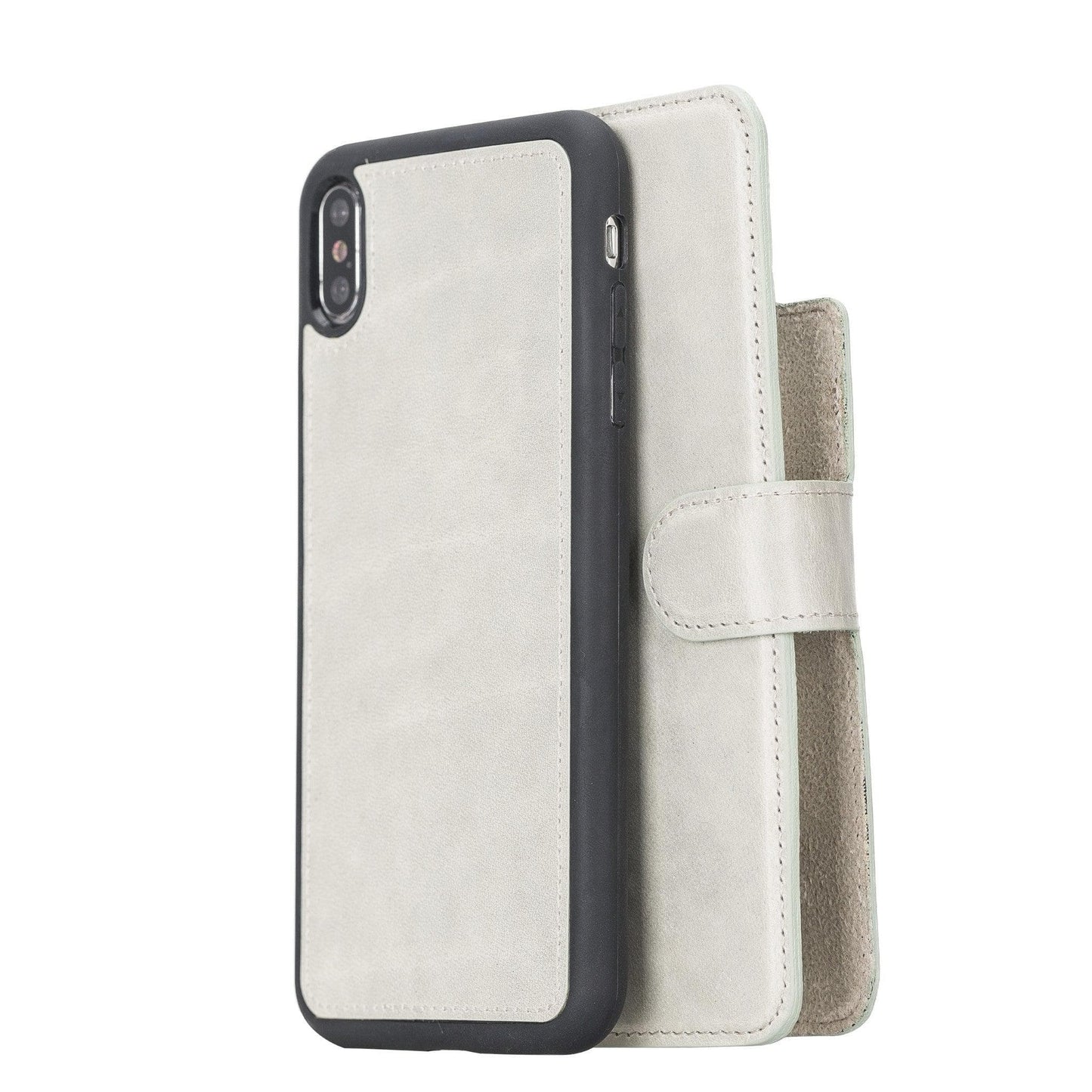 UnBranded Magic iPhone XS Max Detachable Leather Case / MW Gray