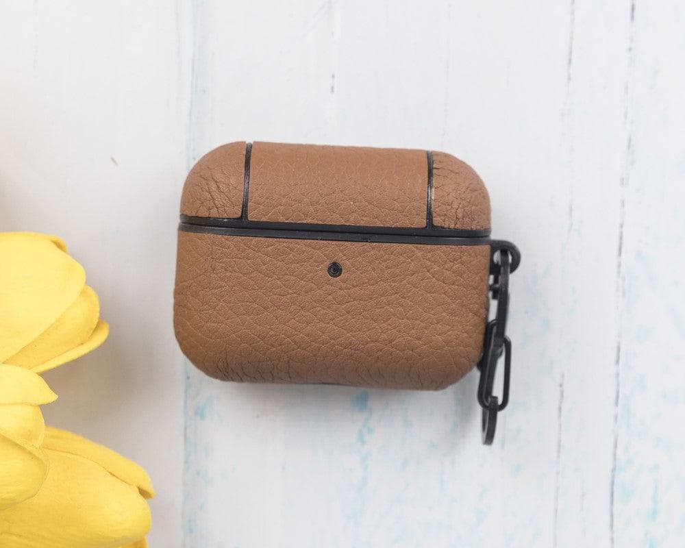 Bayelon Juni Leather Case for AirPods Pro 1st & 2nd Generation Moccasin