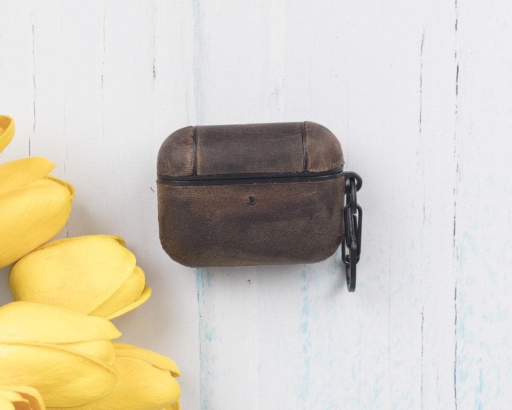 Bayelon Juni Leather AirPods 3 Case - Luxurious Protection & Style Saddle Brown