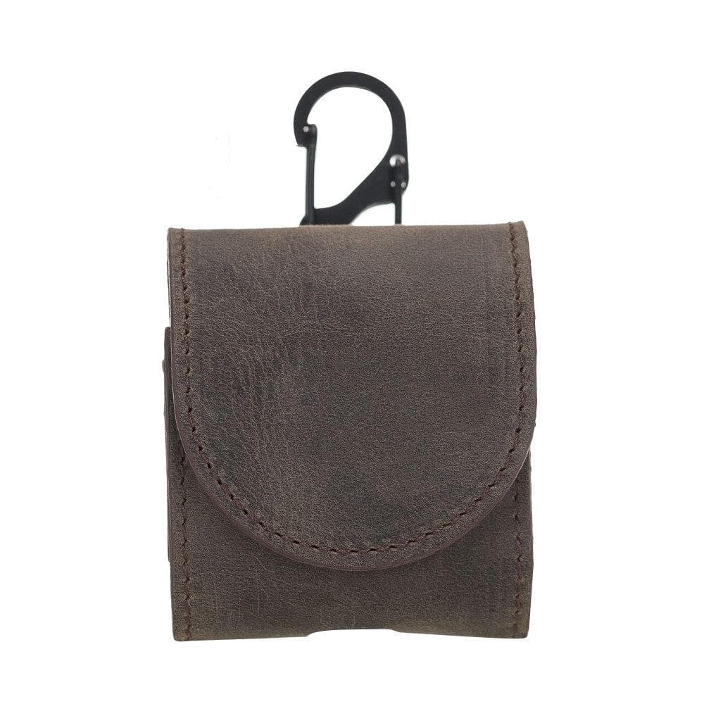 Bayelon Mai Magnet Genuine Leather AirPods Case Air Pods 1 2 Mocha