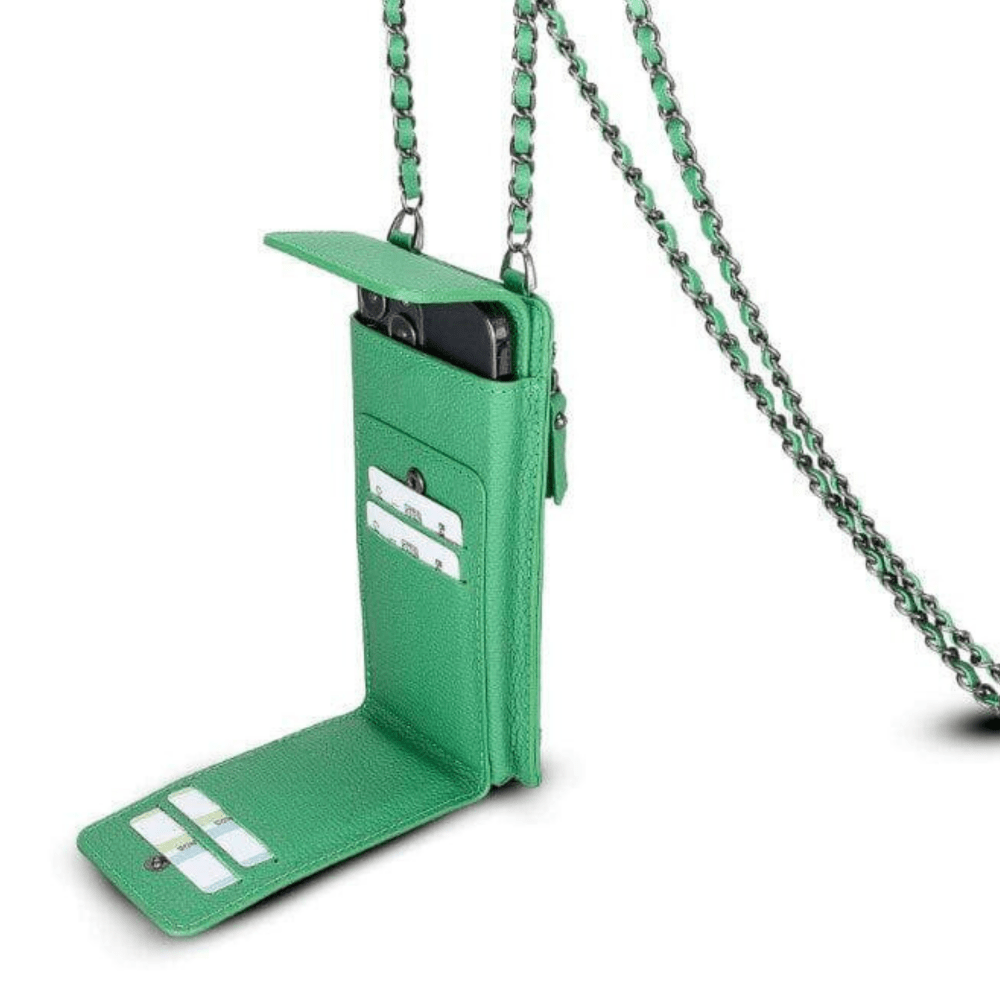 Bayelon Avjin Leather Crossbody Bag - 2-in-1 Wallet & Phone Case