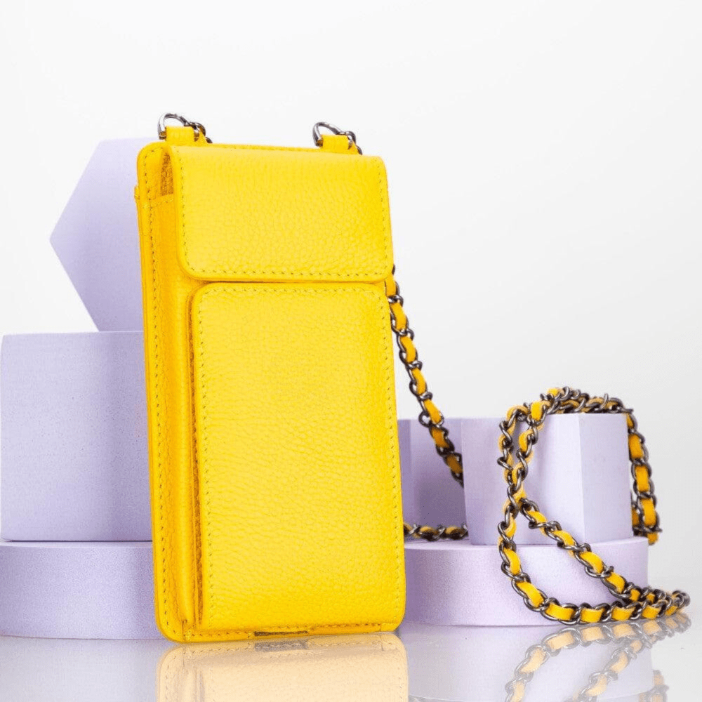 Bayelon Avjin Leather Crossbody Bag - 2-in-1 Wallet & Phone Case