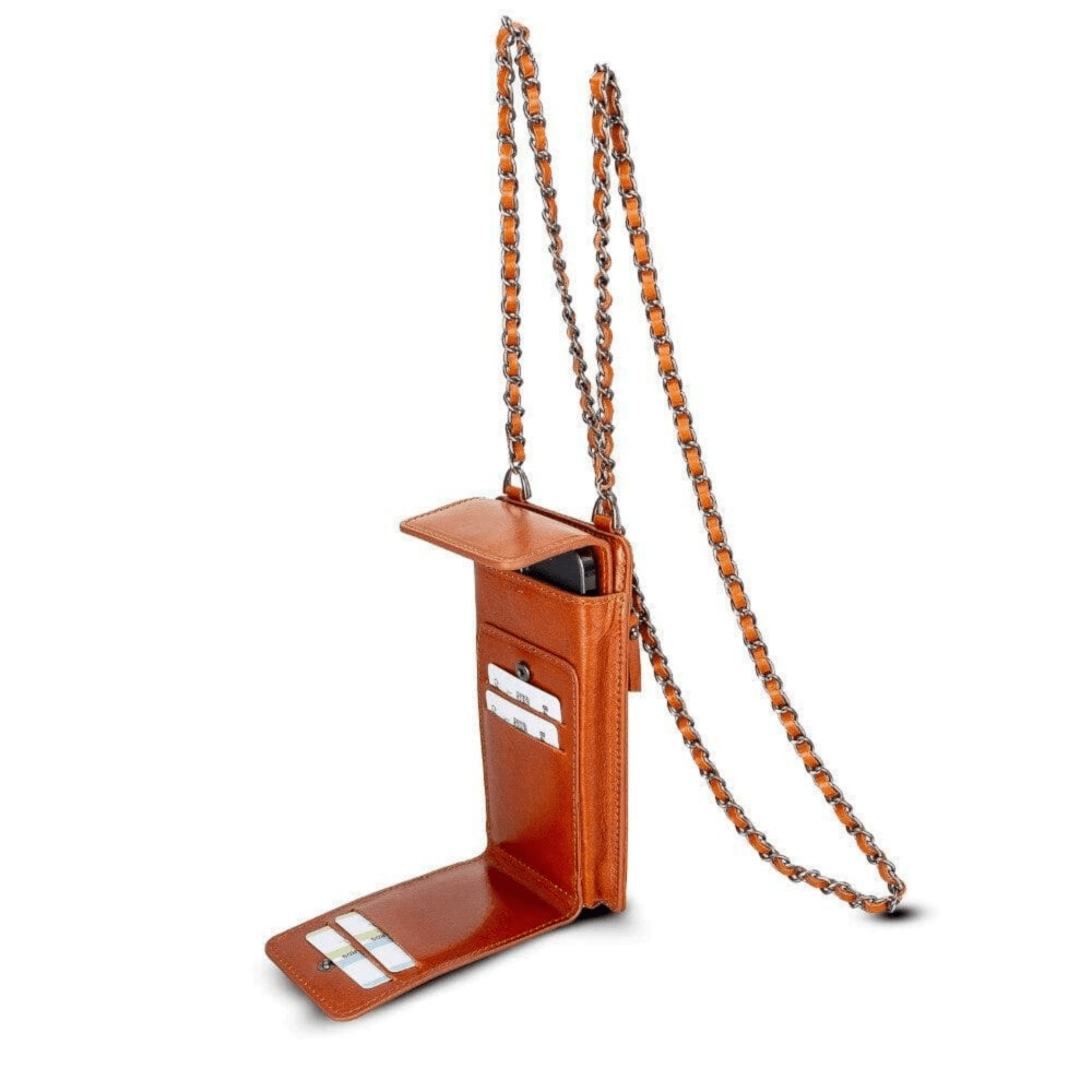 Bayelon Avjin Leather Crossbody Bag - 2-in-1 Wallet & Phone Case