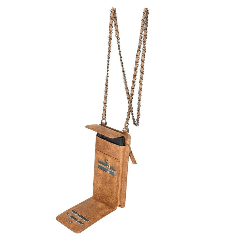 Bayelon Avjin Leather Crossbody Bag - 2-in-1 Wallet & Phone Case