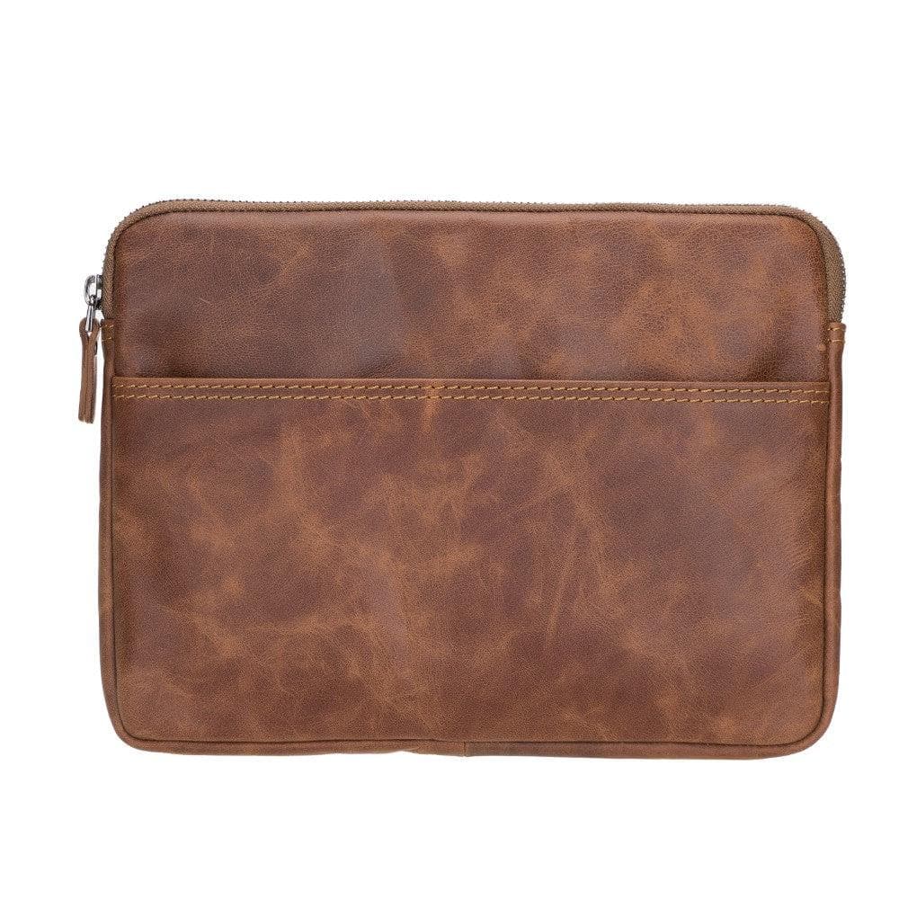 UnBranded Awe Leather Laptop / Tablet Sleeve Brown